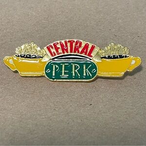 Central Perk Friends Enamel Pin TV Coffee Backpack Lapel Original 90s Y2K